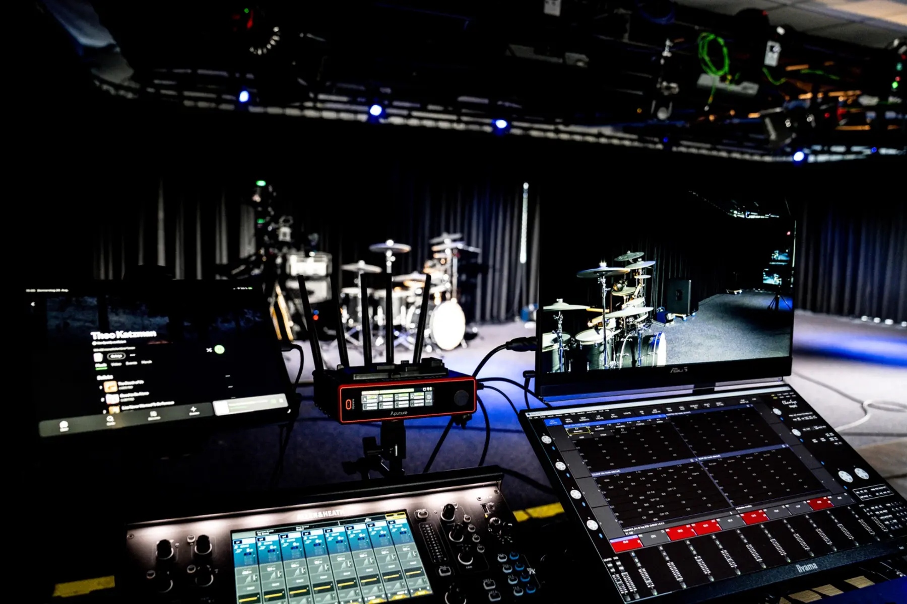 Mobile Studio4x-Liveproduktion mit Bild- und Tonregie on Location